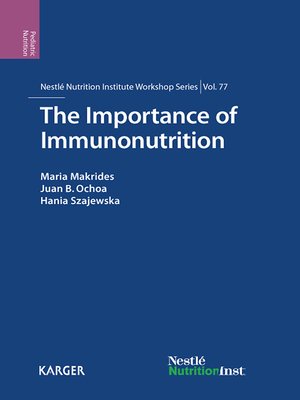 cover image of The Importance of Immunonutrition
